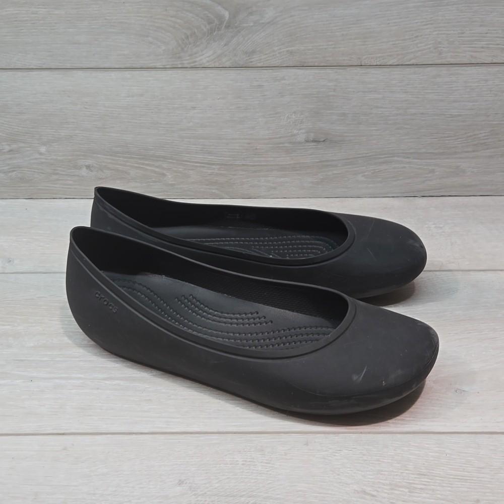 Crocs Women Rubber Loafer Slip on flats shoes 9